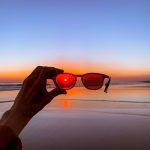 Photo sunglasses, eye chart